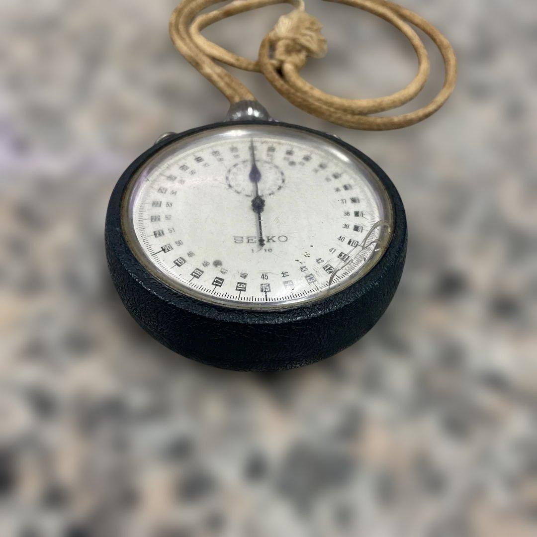 E*1様 SEIKO セイコー ストップウォッチ 1/10 レトロ ヴィンテージ