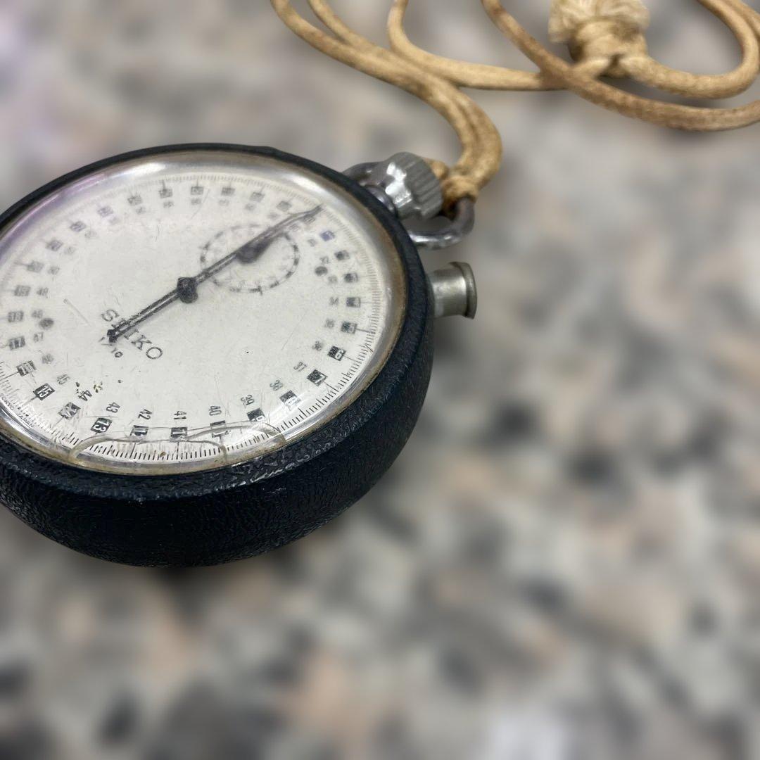 E*1様 SEIKO セイコー ストップウォッチ 1/10 レトロ ヴィンテージ