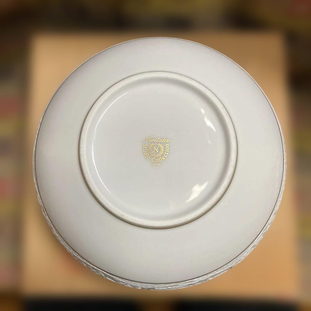 未使用　レア　乃りたけ　松竹梅盛鉢　20.7×9.3cm エンボス加工　木箱付