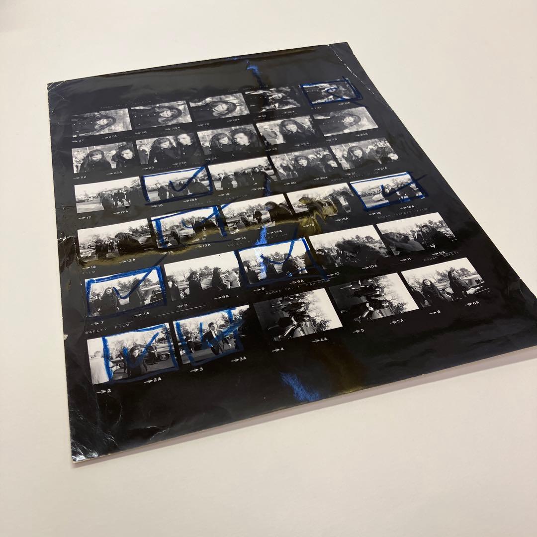 ジャクリーン・ケネディのスナップ写真（コンタクトプリント）