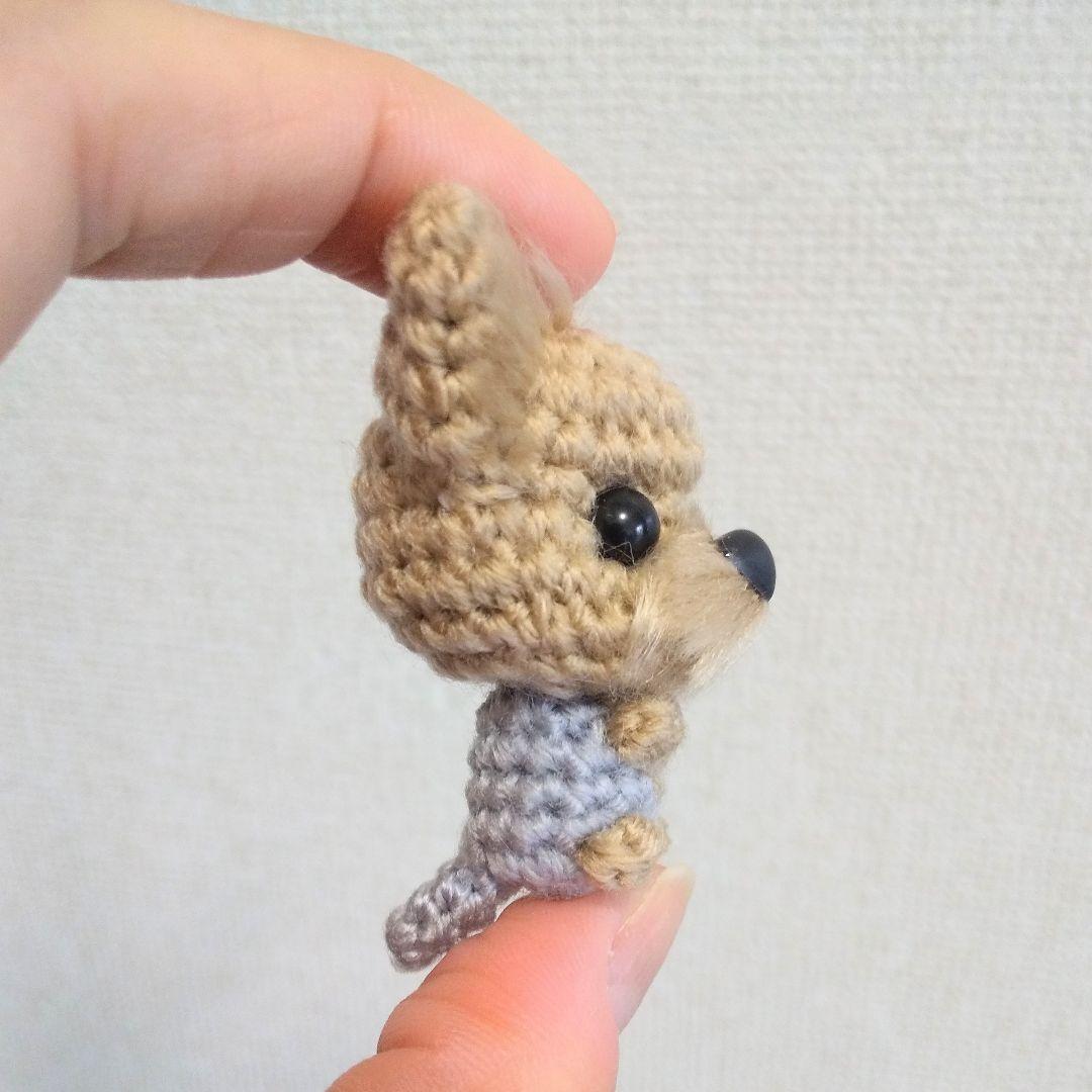 ヨークシャテリアのあみぐるみ　128