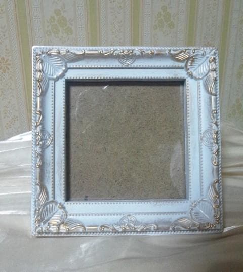 ２個セット★ クラシカル フォトフレーム ＊ホワイト ゴールド b