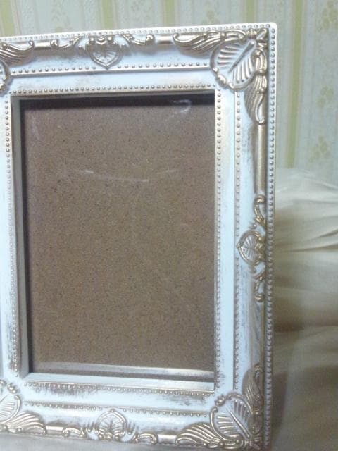 ２個セット★ クラシカル フォトフレーム ＊ホワイト ゴールド b