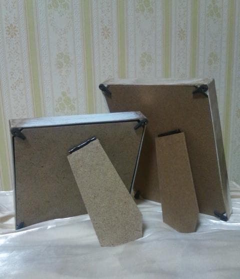 ２個セット★ クラシカル フォトフレーム ＊ホワイト ゴールド b