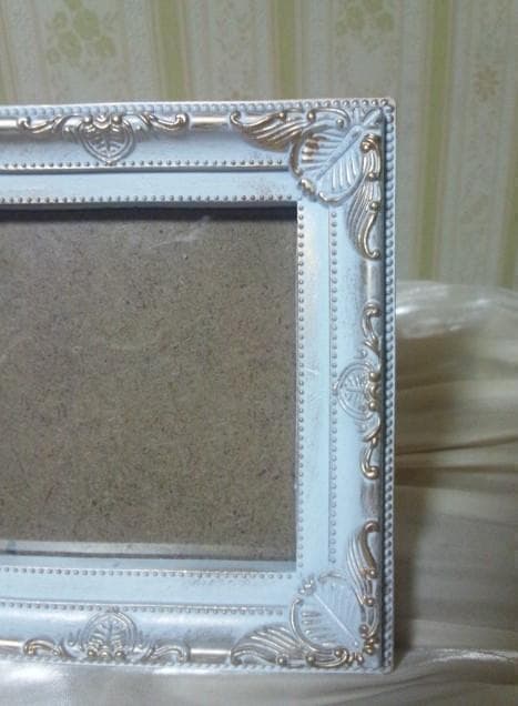 ２個セット★ クラシカル フォトフレーム ＊ホワイト ゴールド b