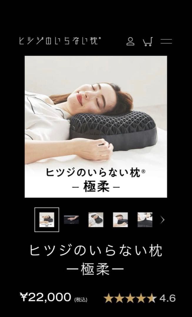 ヒツジのいらない枕 極柔  肩こり 洗える 枕カバー付き