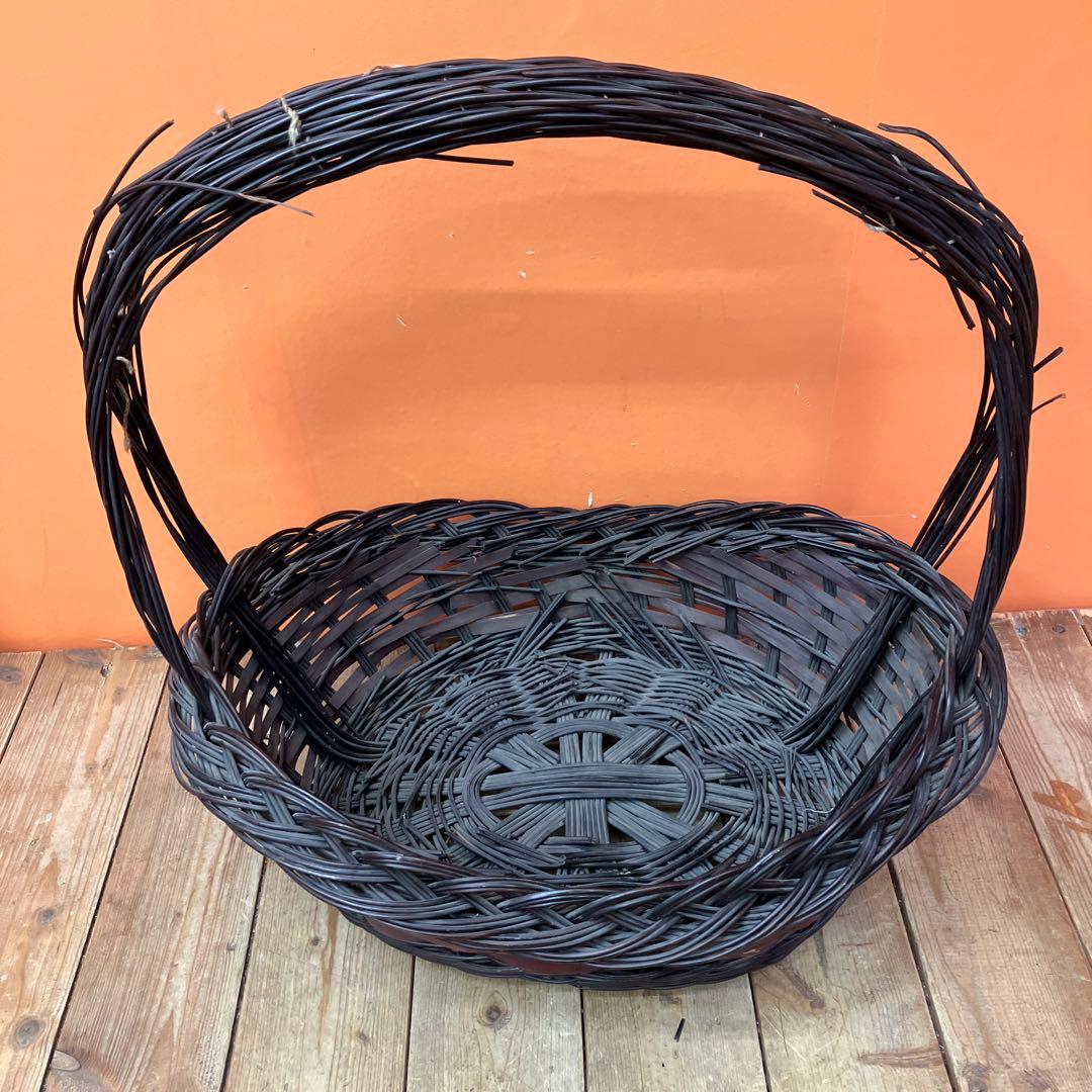 B-壁 バスケット かご カゴ インテリア収納 柳バスケット ラタンバスケット
