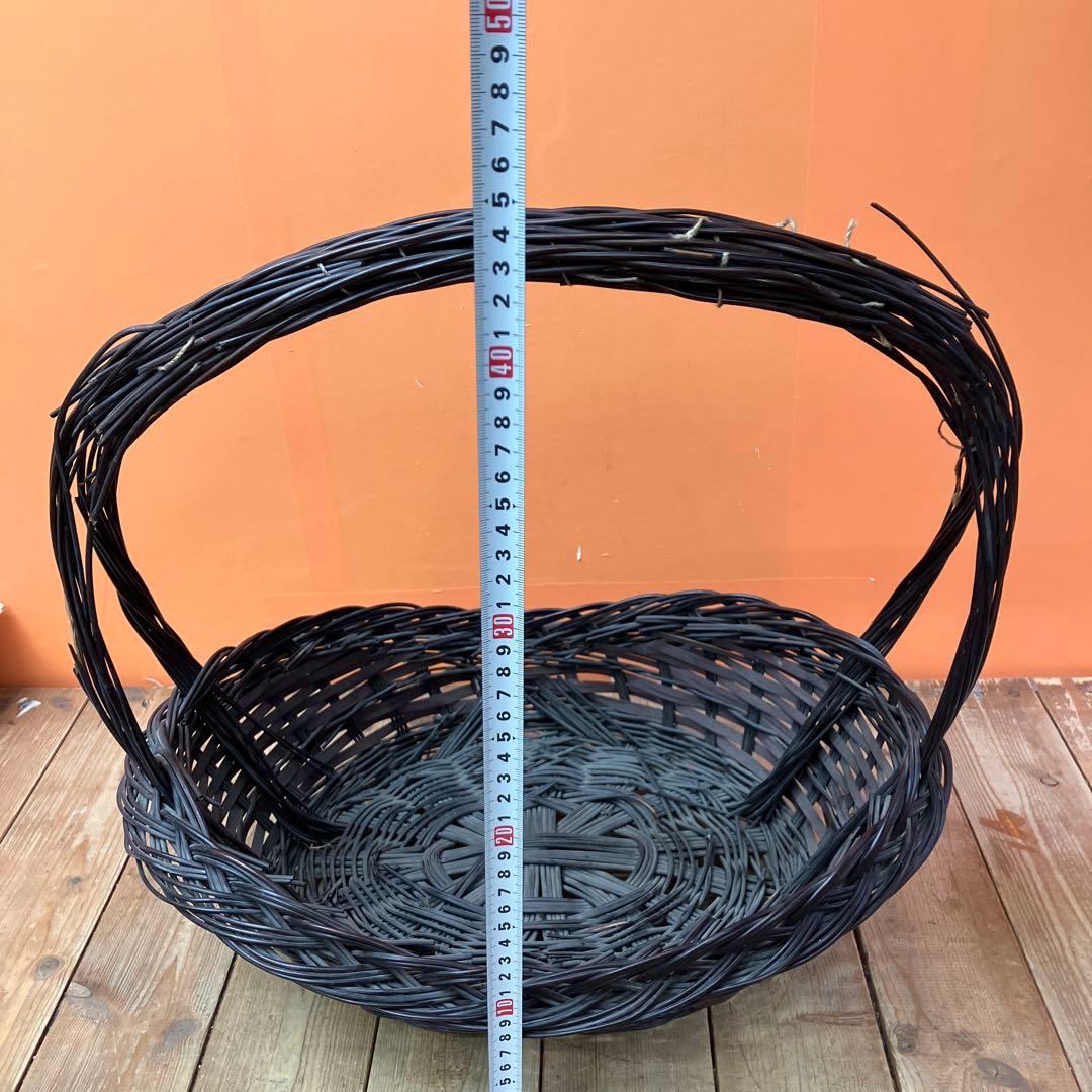 B-壁 バスケット かご カゴ インテリア収納 柳バスケット ラタンバスケット