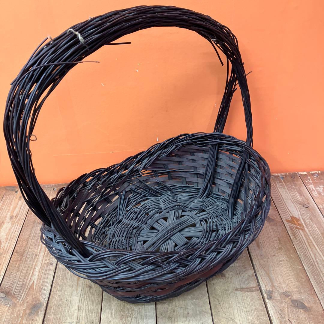 B-壁 バスケット かご カゴ インテリア収納 柳バスケット ラタンバスケット