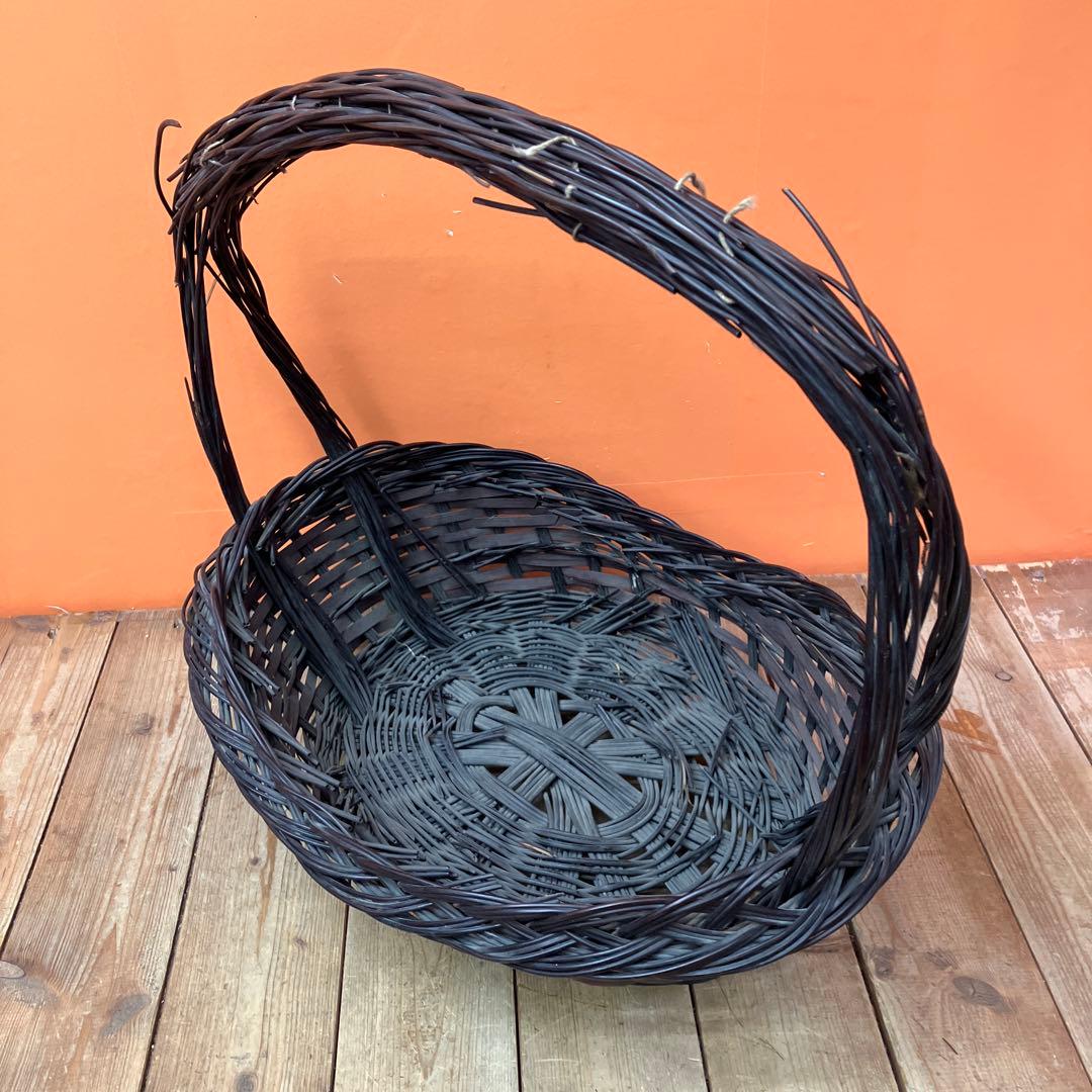 B-壁 バスケット かご カゴ インテリア収納 柳バスケット ラタンバスケット