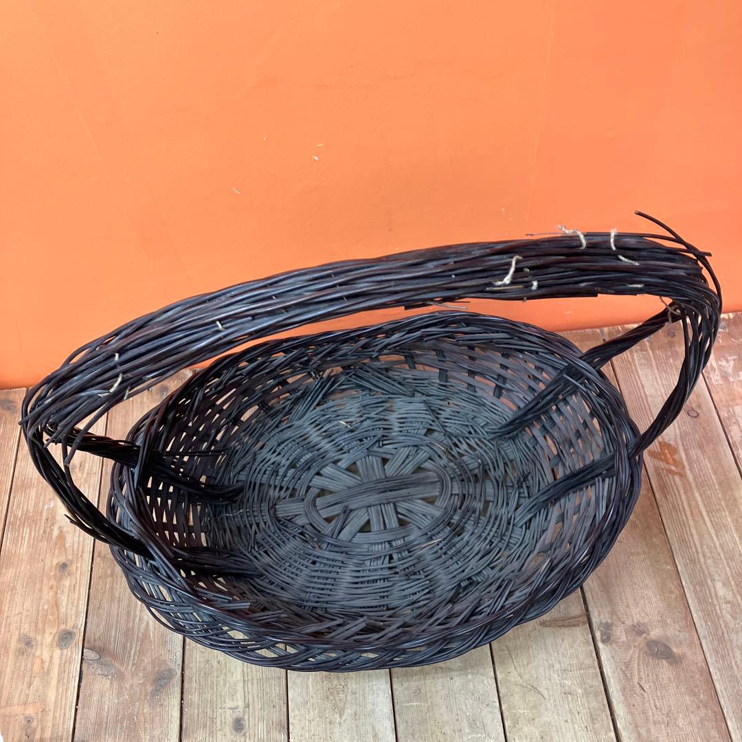 B-壁 バスケット かご カゴ インテリア収納 柳バスケット ラタンバスケット