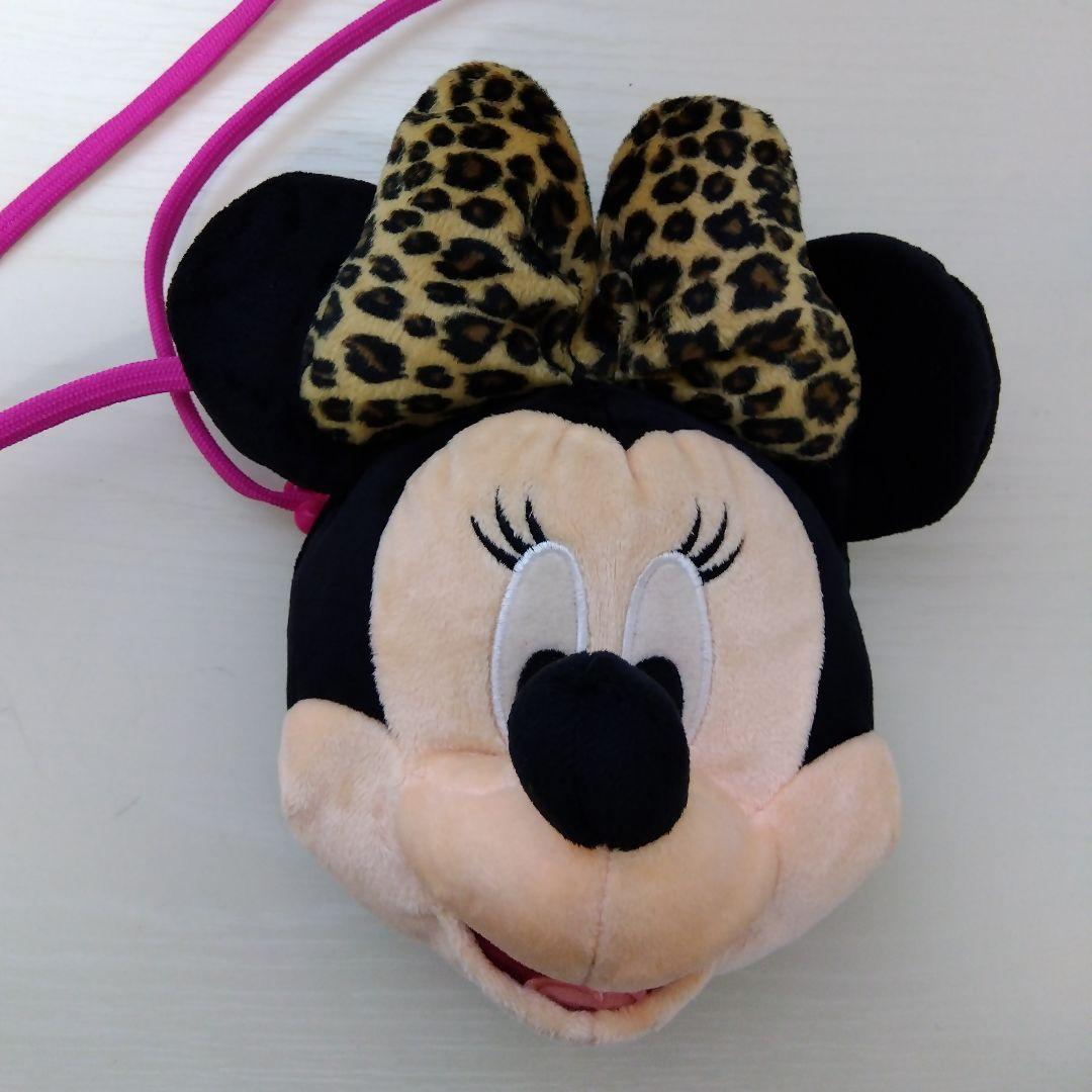 ミニーちゃんヒョウ柄ポシェット - メルカリ