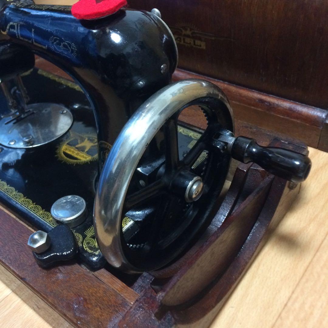 稀少 昭和レトロ アンティーク ALL オールミシン 手回し ミシン - メルカリ