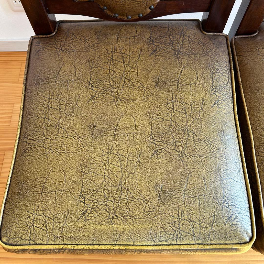 光製作所 Hikari アンティーク 高級ダイニングチェア 木製チェア　2脚