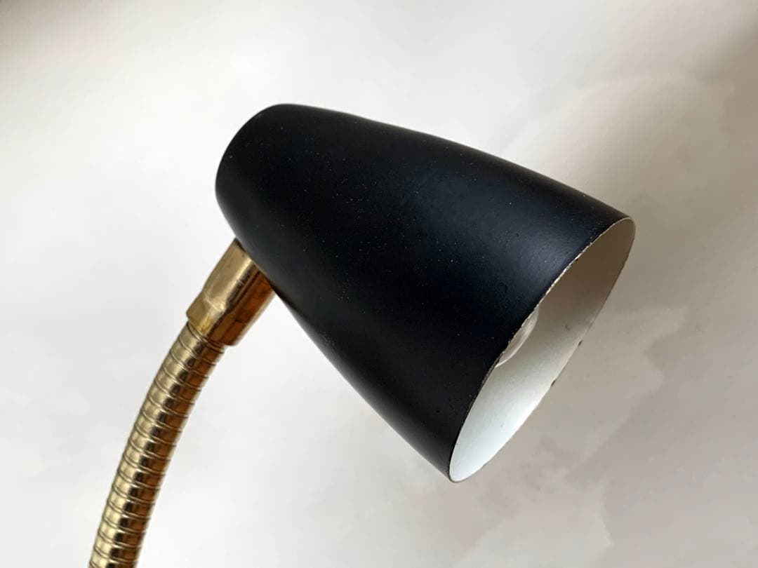 1960s ミッドセンチュリー　ビンテージ　レザー　ランプ　照明　電気スタンド