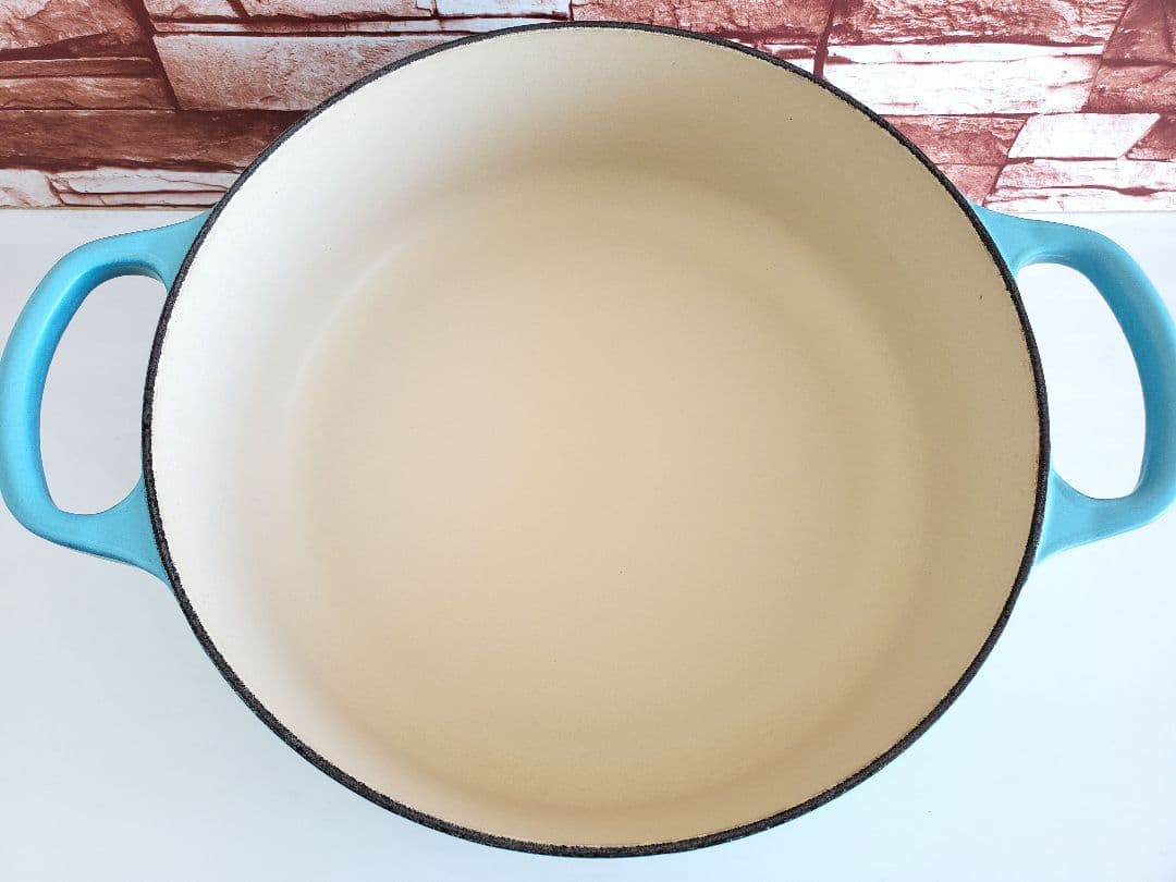 ルクルーゼ 24cm ココットジャポネーズ 廃盤カリビアンブルー - メルカリ