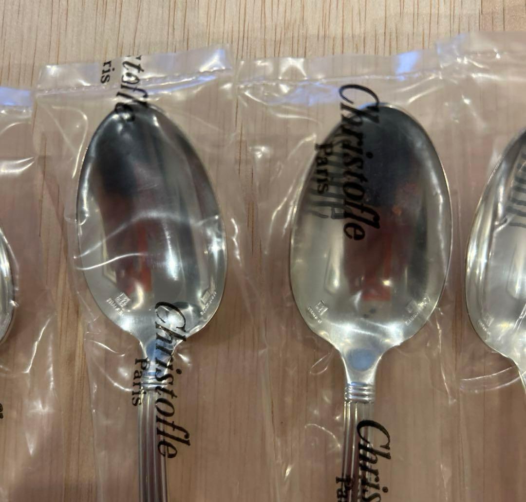 未使用 Christofle スプーン 4本 クリストフル