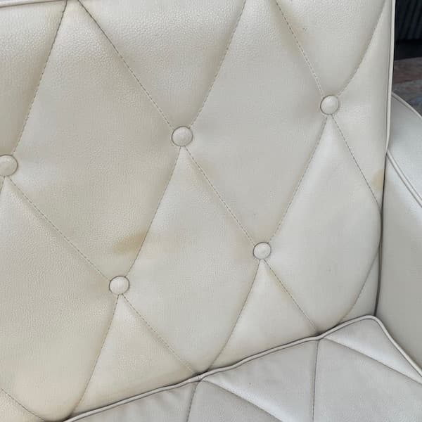 カリモク60 ３シーターロビーチェア　アイボリー　３人がけソファ