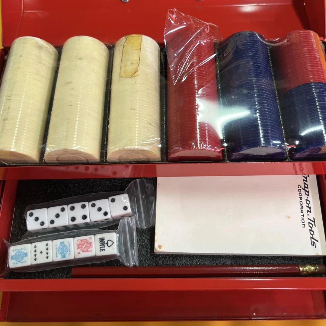 ミニ工具箱★パーティーボックス クリベッジボード トランプ Snap-on