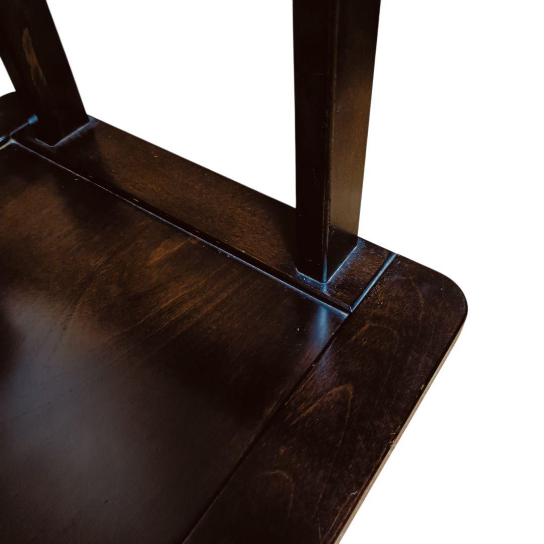 木製 民芸家具 座椅子 星野民藝タイプ 円形背もたれ ダークブラウン