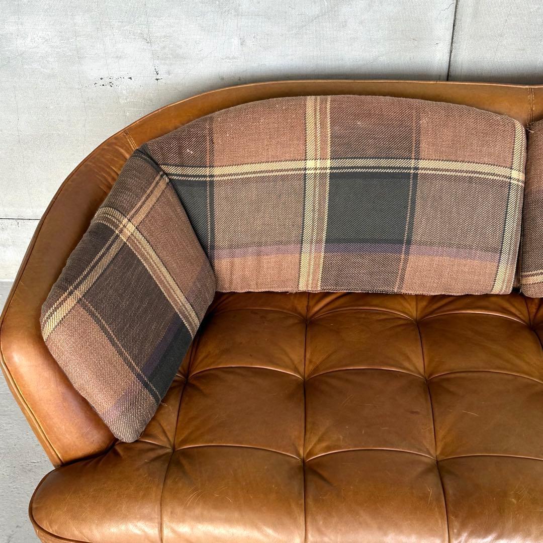 CRASH GATE オピウムソファー オイルレザー 2.5人掛け オゾン脱臭済