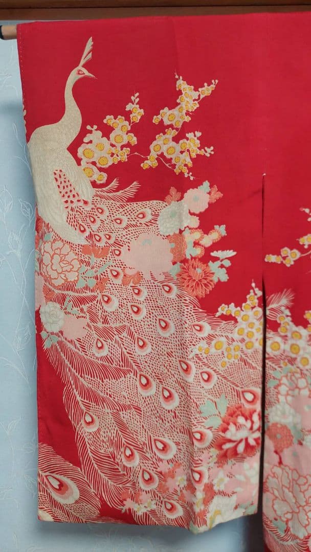 NA62アンティーク着物長襦袢正絹着丈119センチ裄丈58センチ