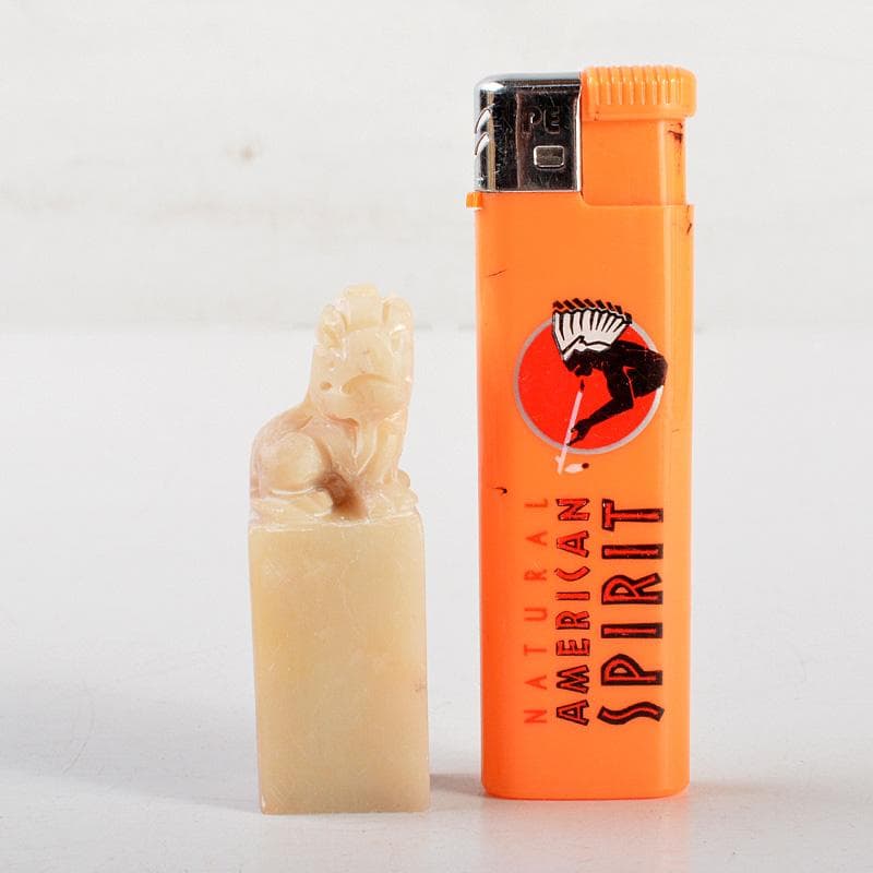 中国　玉石寿山石彫刻　神獣摘　印材　20点まとめて　C　6407E