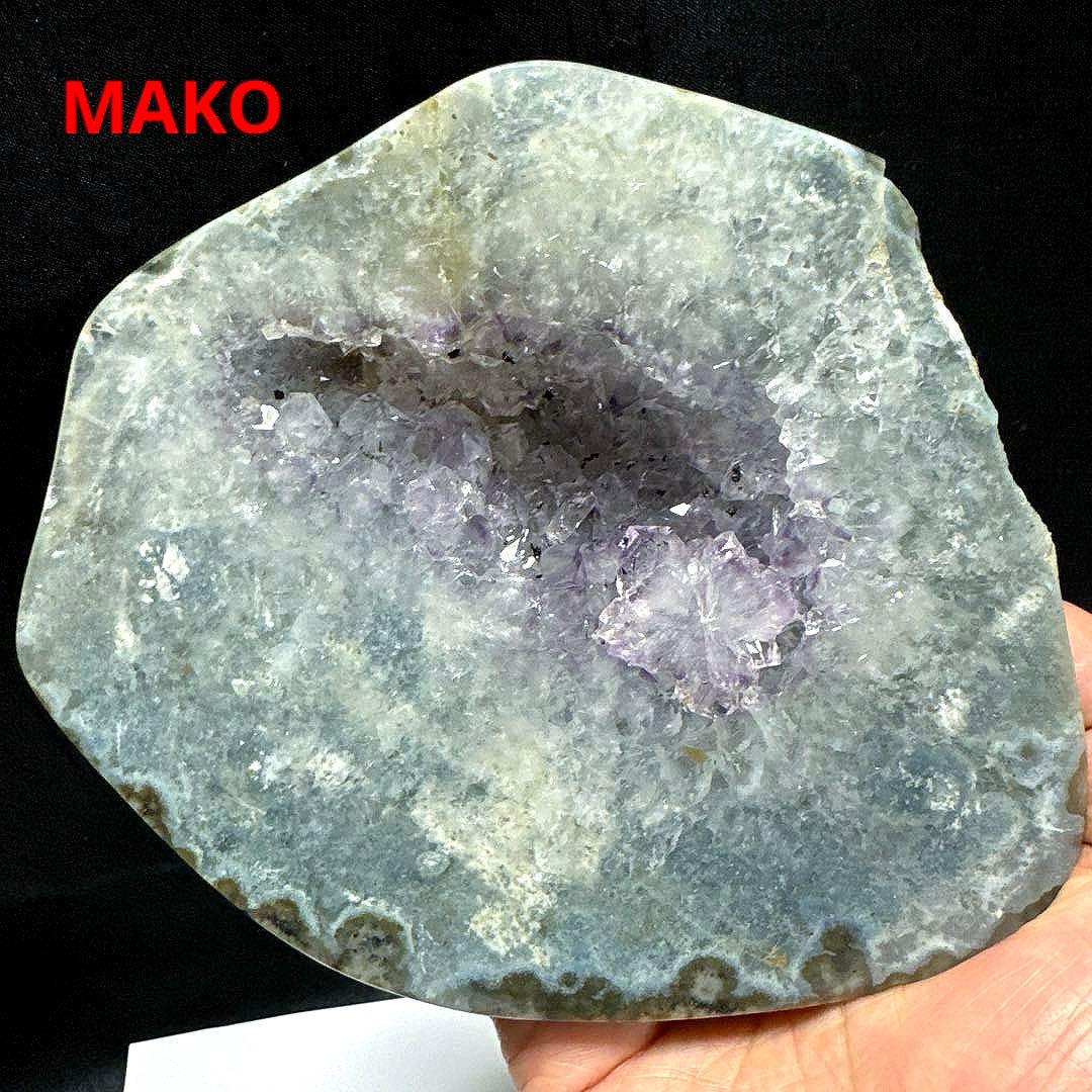 M1845☆ペア・アメジストトレジャー瑪瑙2.8Kg☆天然石☆N50507-A