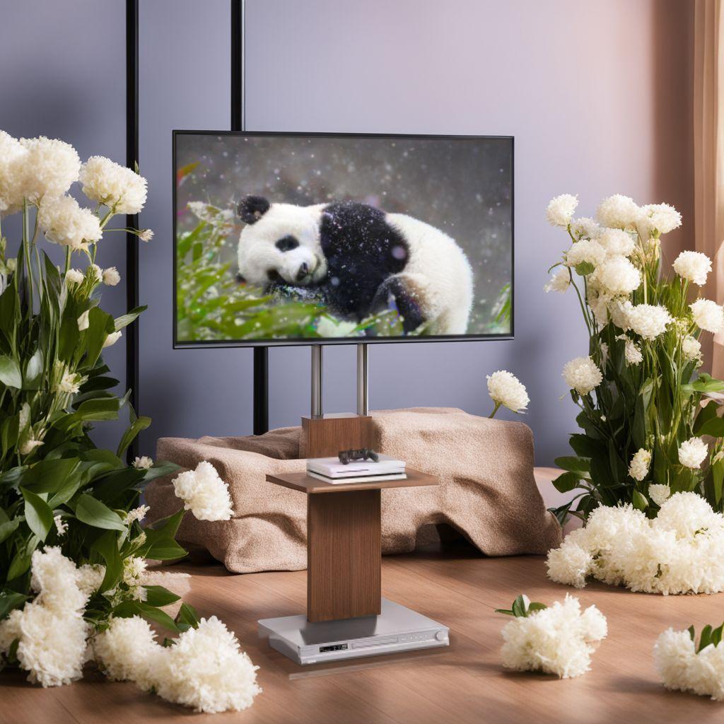 壁寄せテレビ台 黒 角度回転 キャスター付きなので移動も楽々