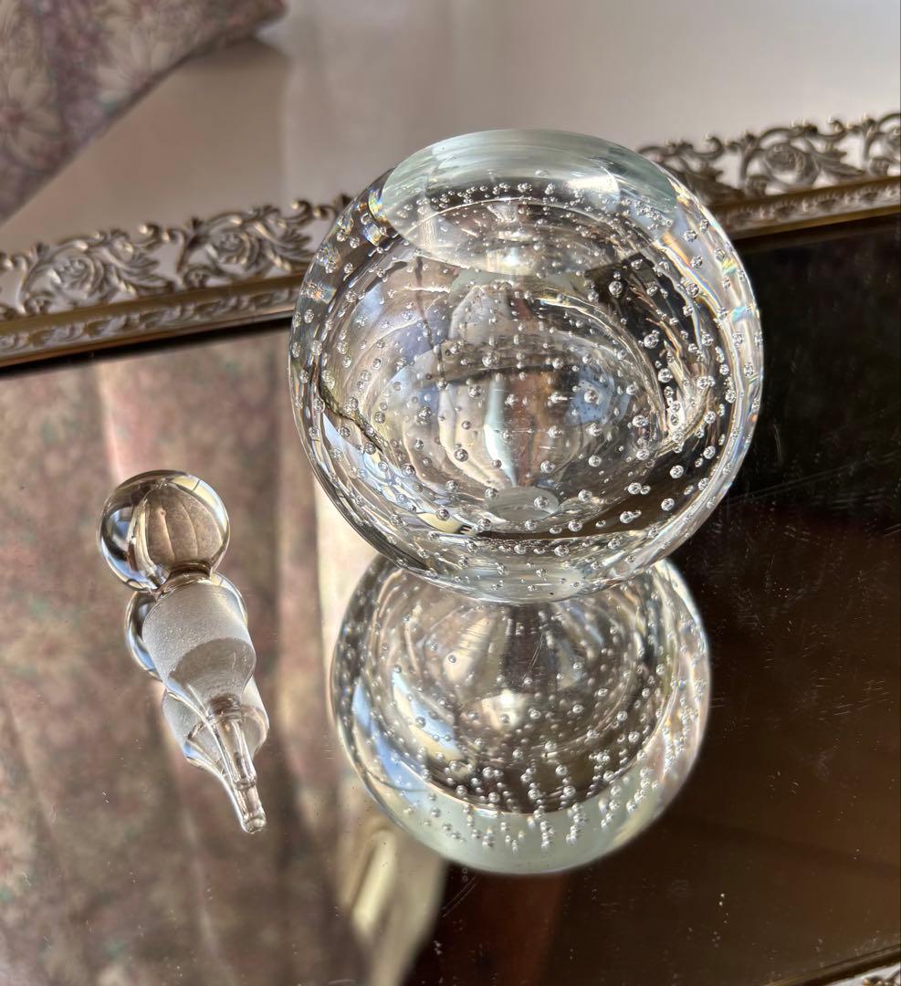 気泡　バブル　香水瓶　希少　インテリア　ヴィンテージ/検索A.D.Copier