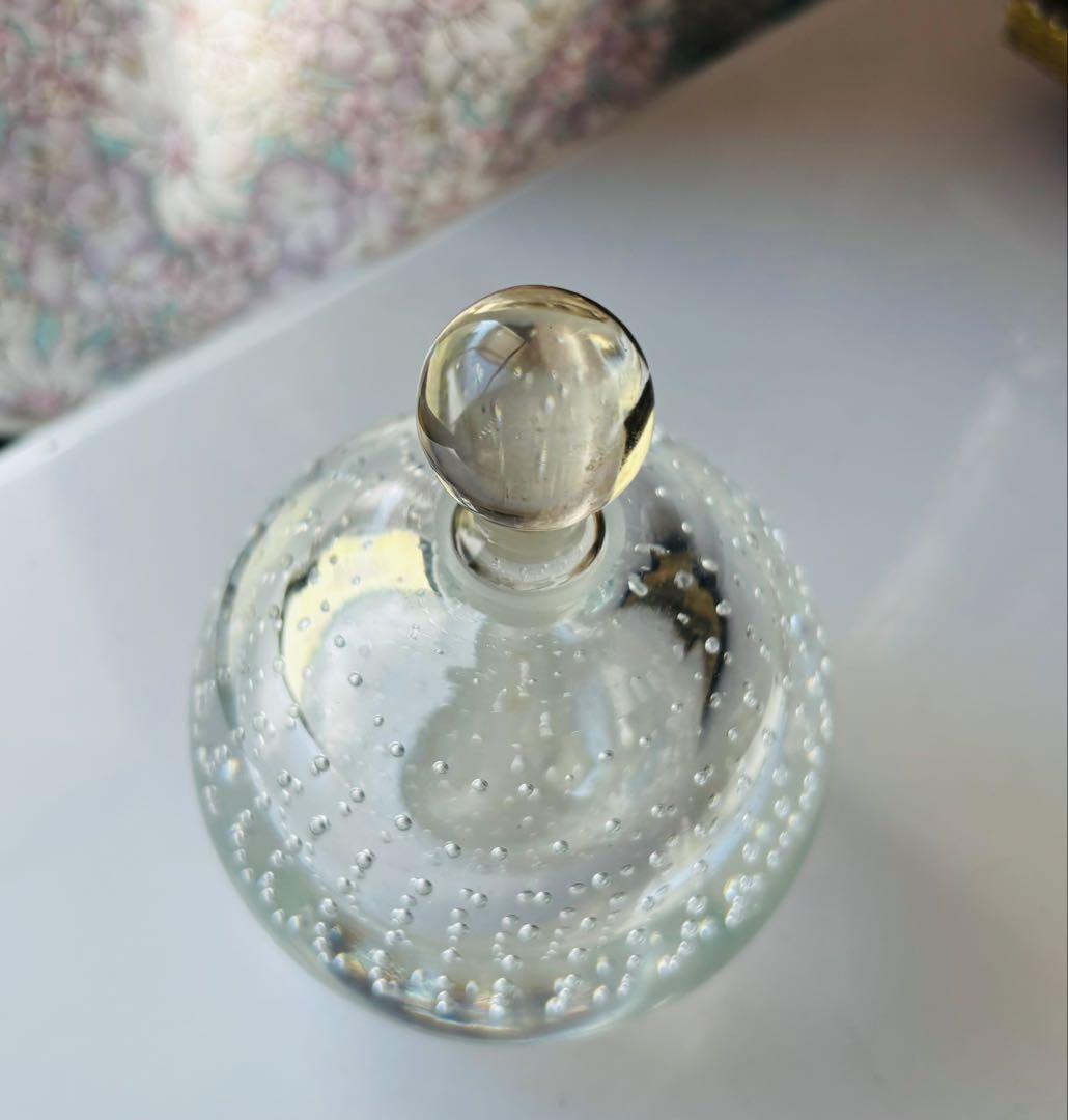 気泡　バブル　香水瓶　希少　インテリア　ヴィンテージ/検索A.D.Copier