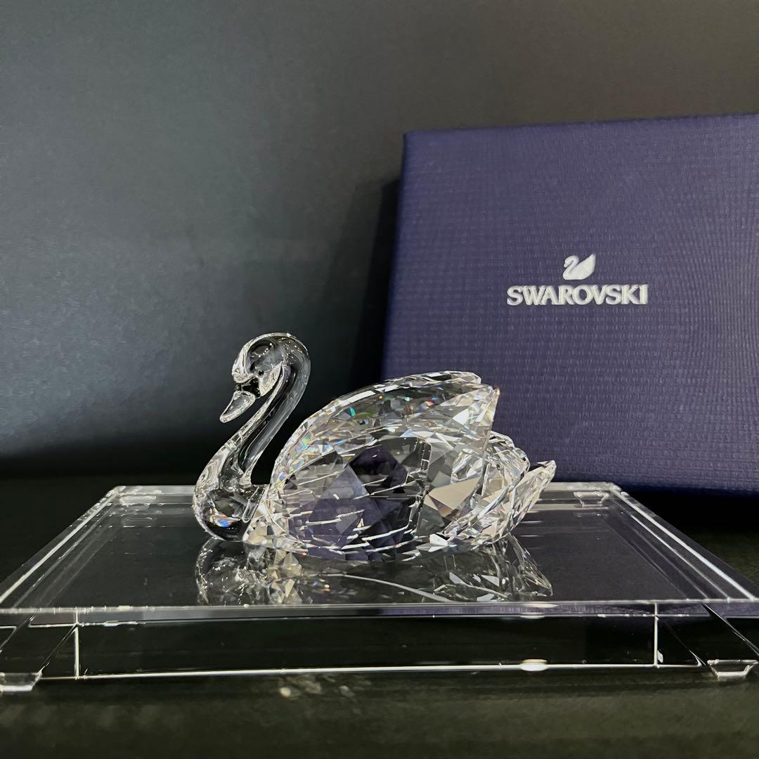 Swarovski スワロフスキー フィギュリン　スワンL置物