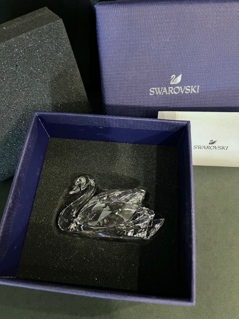 Swarovski スワロフスキー フィギュリン　スワンL置物