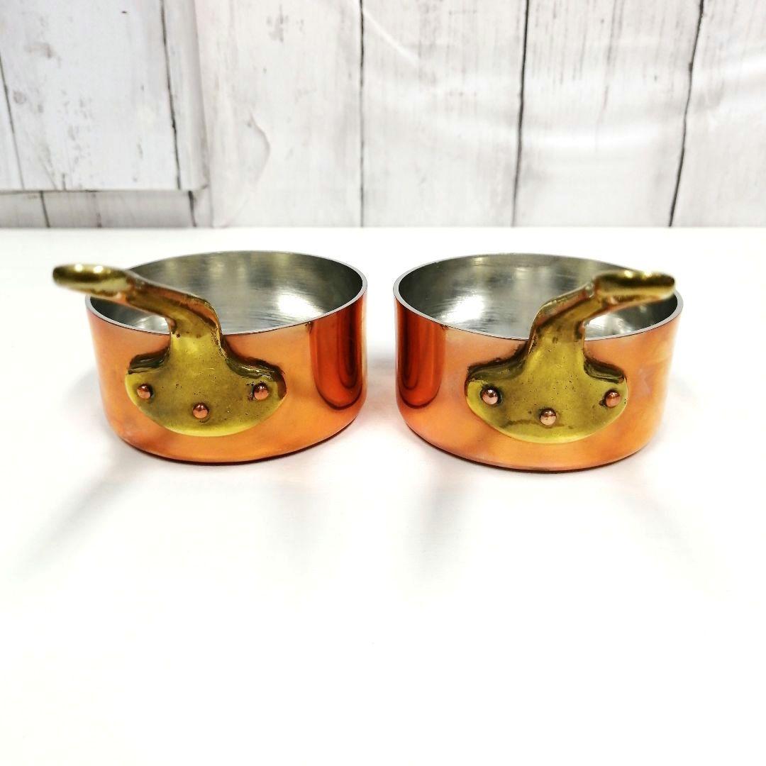 銅製 COPPER WARE JAPAN 80 プチパン 片手鍋 2個