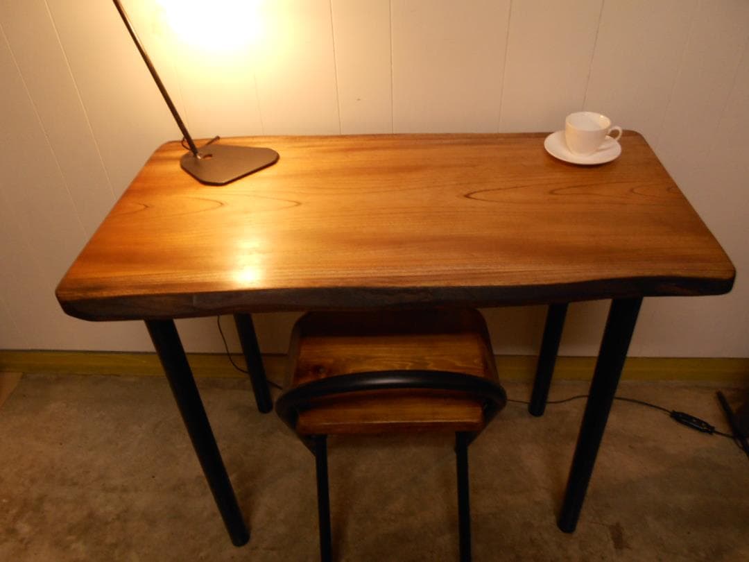 けやきアイアンテーブルイスセット　12-18