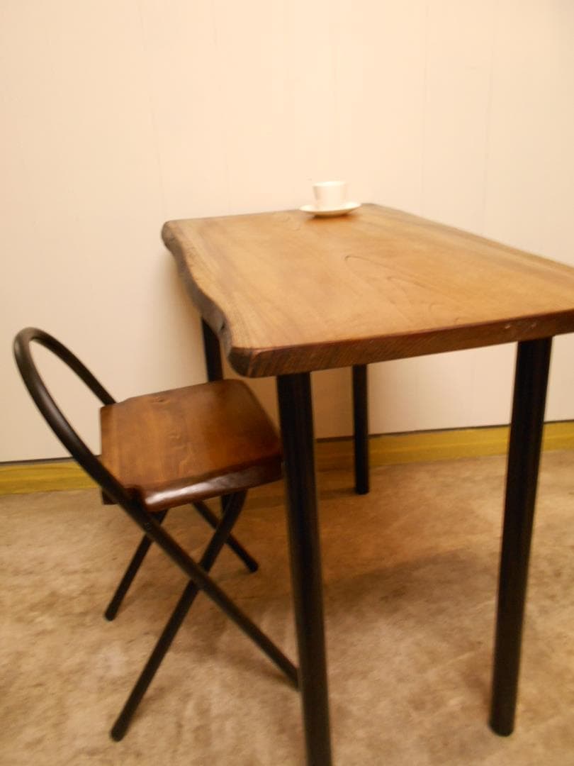 けやきアイアンテーブルイスセット　12-18