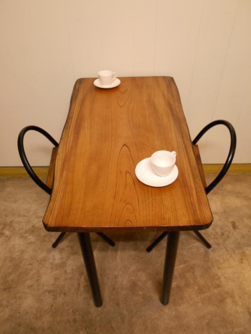 けやきアイアンテーブルイスセット　12-18