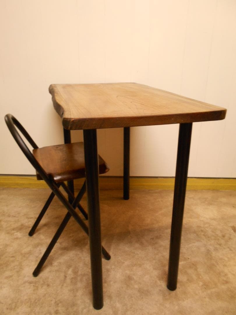 けやきアイアンテーブルイスセット　12-18