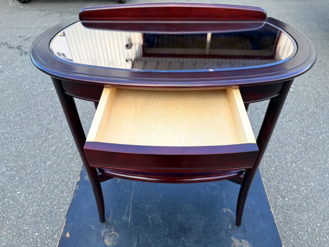 【送料無料】 モリシゲ　森繁　サイドテーブル　コンソールテーブル　鏡付き