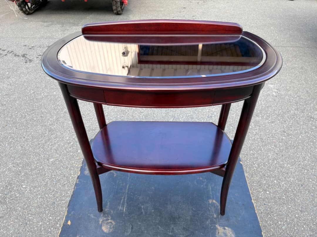 【送料無料】 モリシゲ　森繁　サイドテーブル　コンソールテーブル　鏡付き