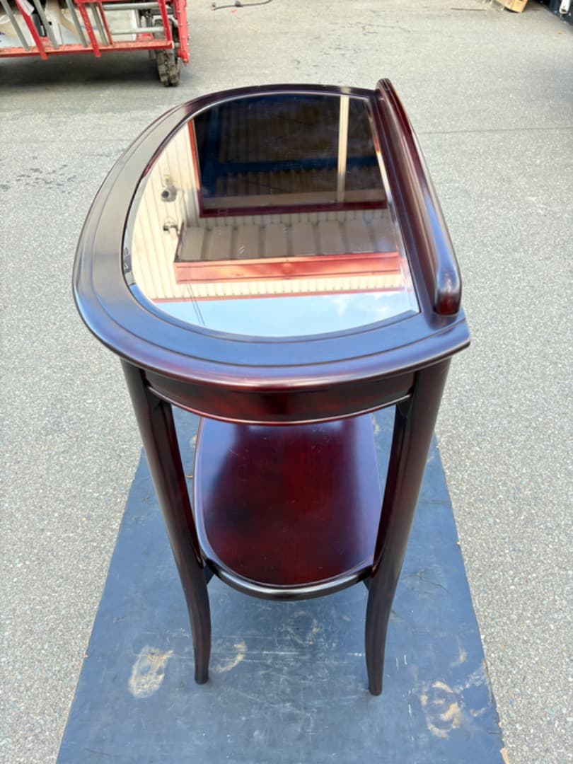 【送料無料】 モリシゲ　森繁　サイドテーブル　コンソールテーブル　鏡付き