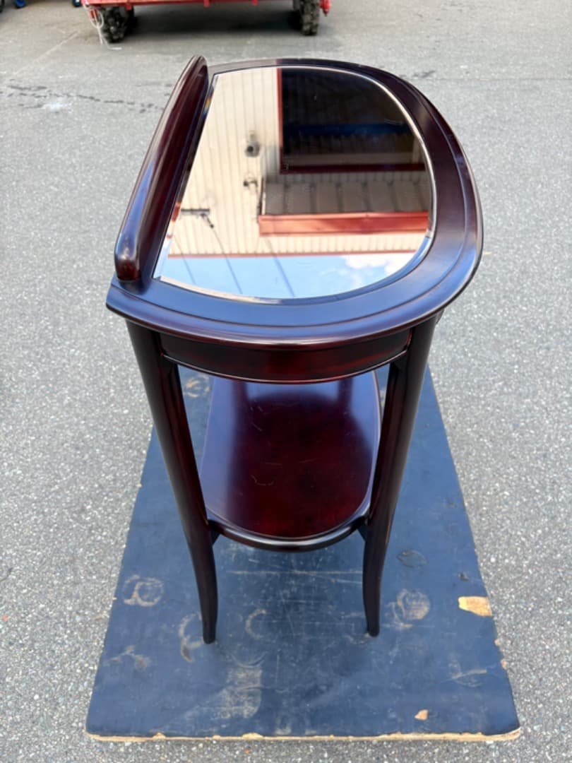 【送料無料】 モリシゲ　森繁　サイドテーブル　コンソールテーブル　鏡付き