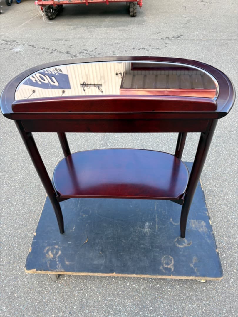 【送料無料】 モリシゲ　森繁　サイドテーブル　コンソールテーブル　鏡付き