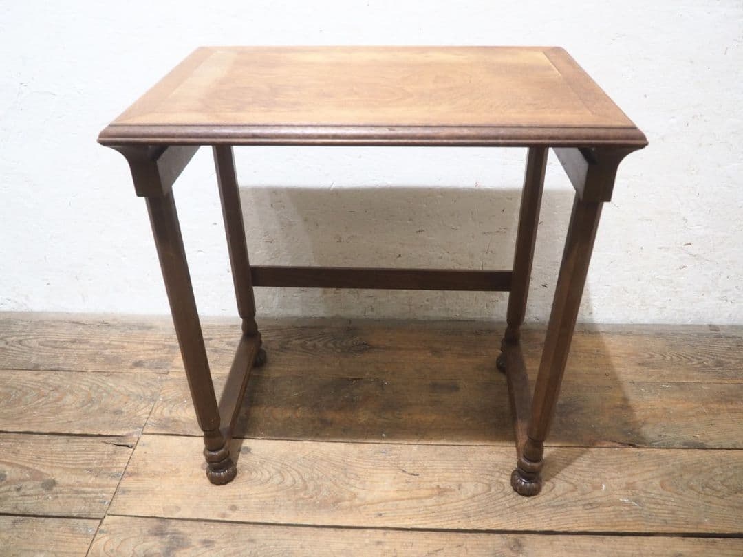 1279 英国ビンテージ　サイドテーブル　展示台　陳列台　インテリア　イギリス