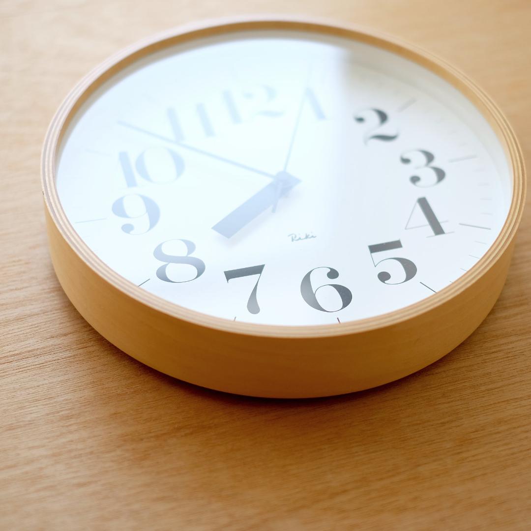 リキクロック 電波時計 M 25.4cm / Riki Clock RC 渡辺力