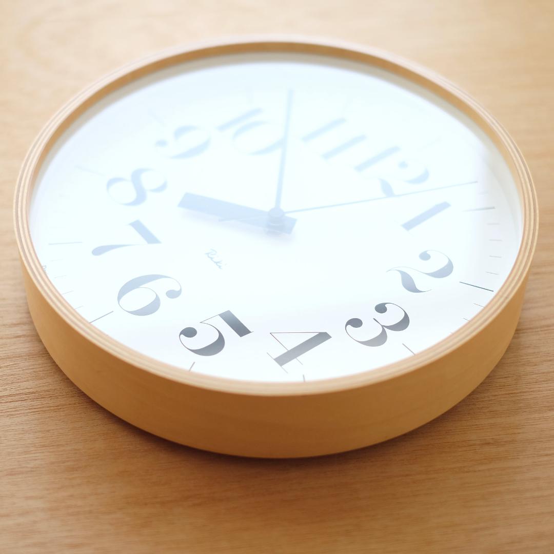 リキクロック 電波時計 M 25.4cm / Riki Clock RC 渡辺力