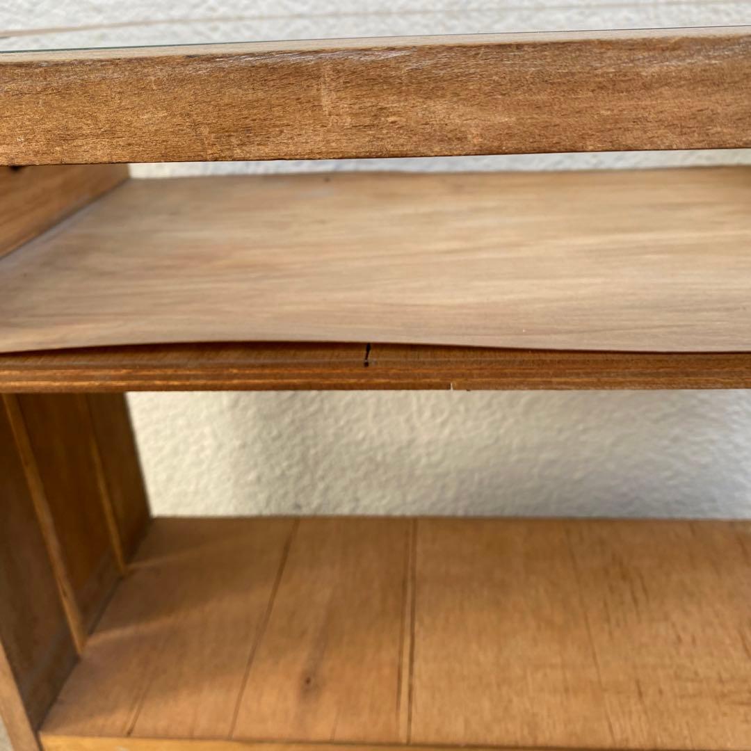 SONY コーヒーテーブル ローテーブル ヴィンテージ カラステーブル