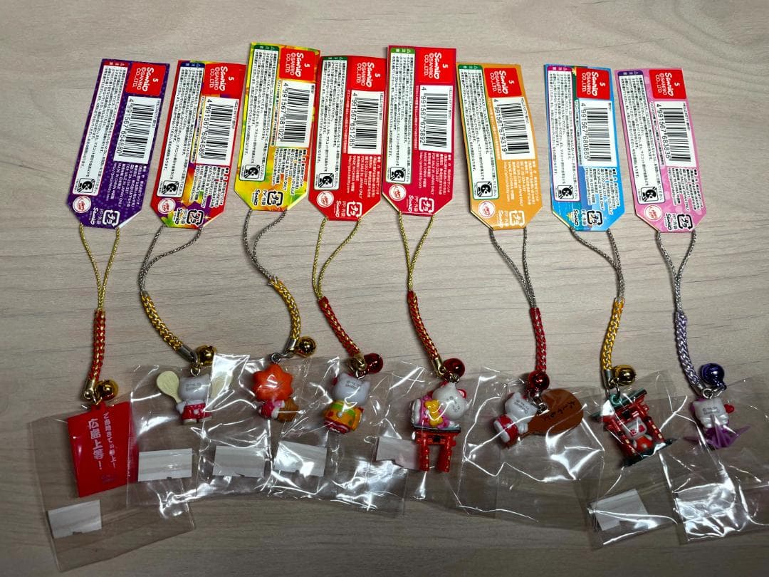 ご当地キティ　ハローキティ 　広島限定　　根付けストラップ