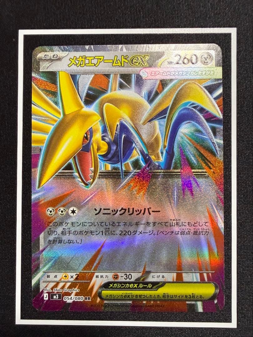 エラーカード レリーフずれ メガエアームドEX 054/080 RR - メルカリ
