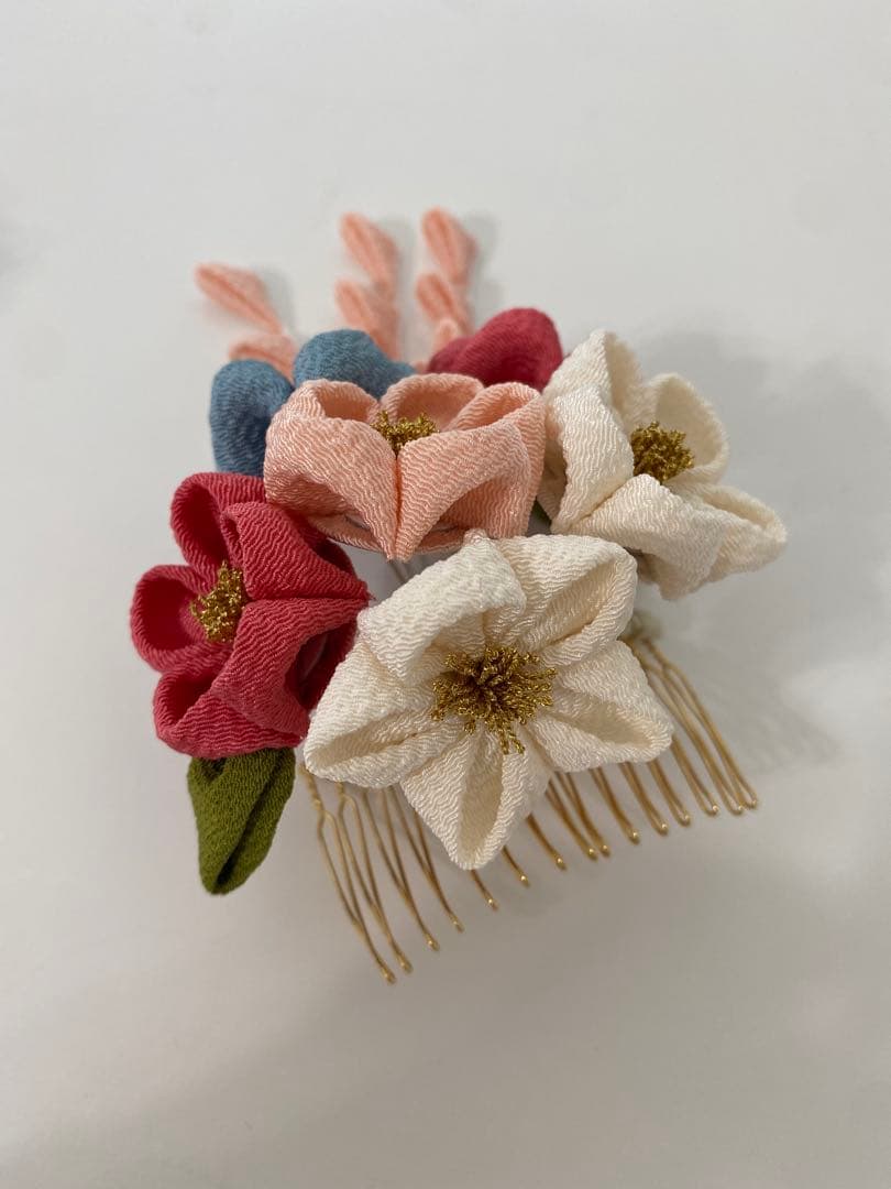 かづら清老舗　かんざしセット　ちりめん　七五三